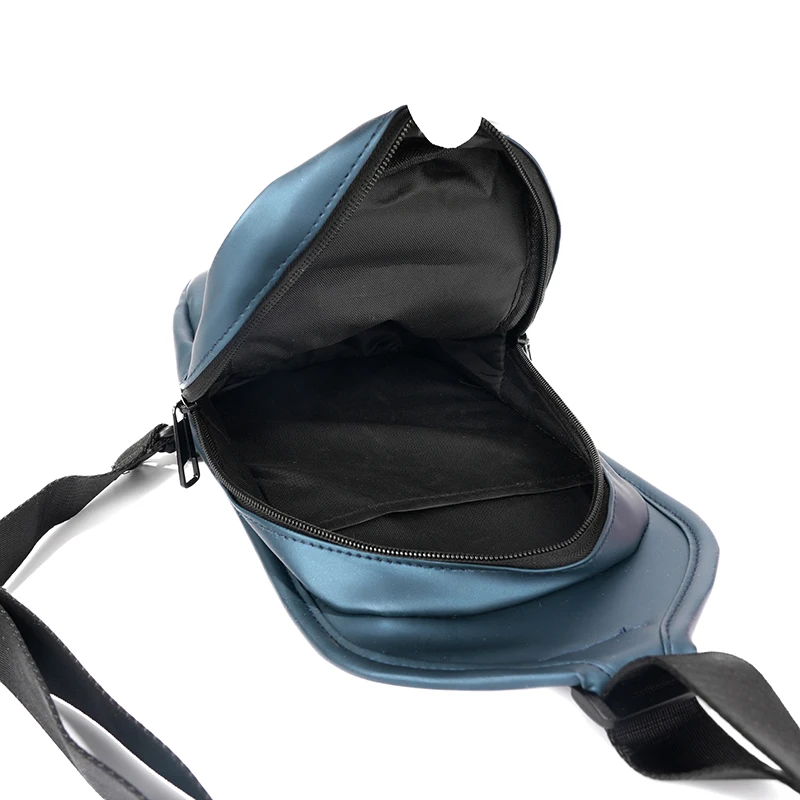 Functional chest bag, casual sports messenger bag, made of durable Oxford fabric, with adjustable shoulder strap