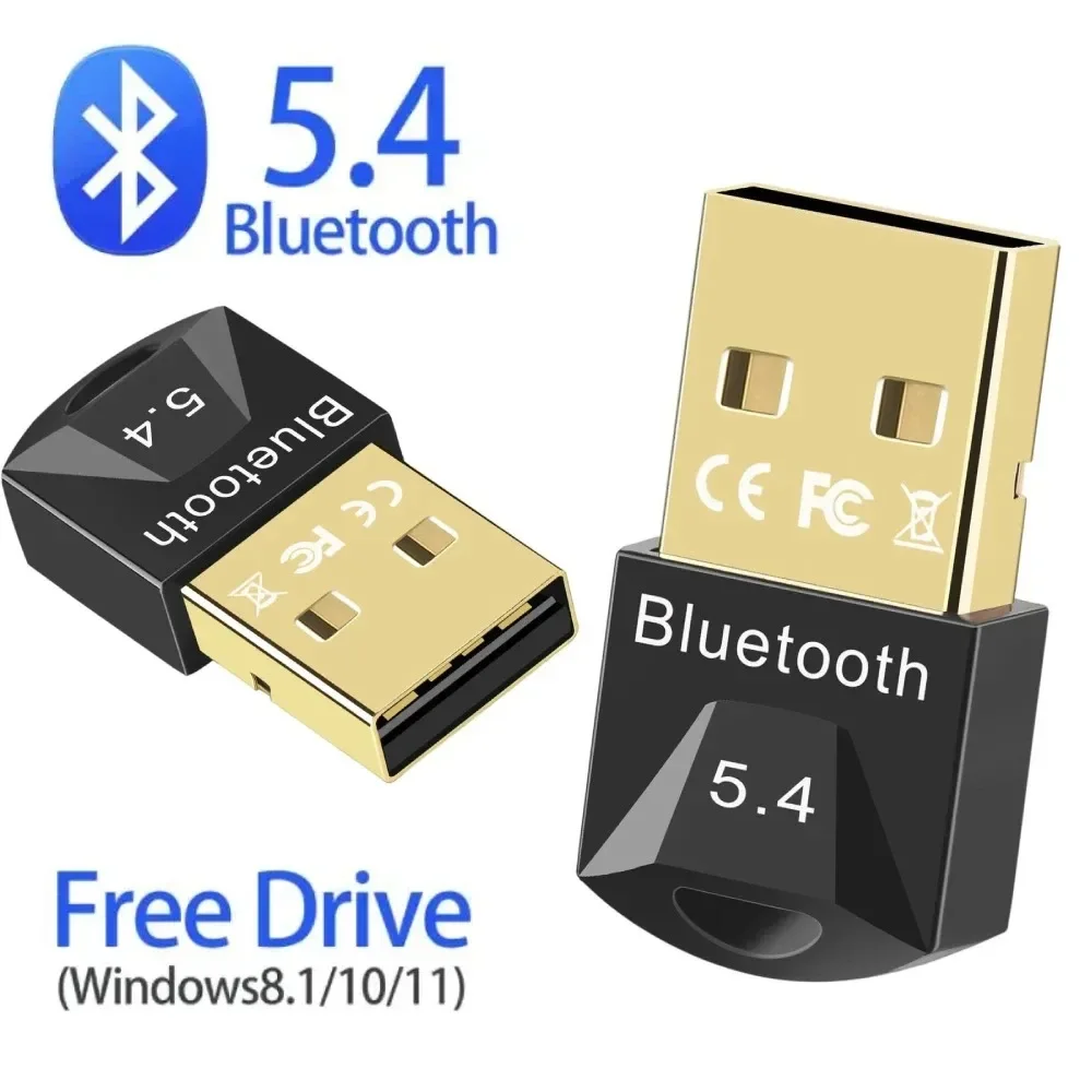 Wireless Bluetooth 5.4 USB Audio Transmitter and Receiver Adapter