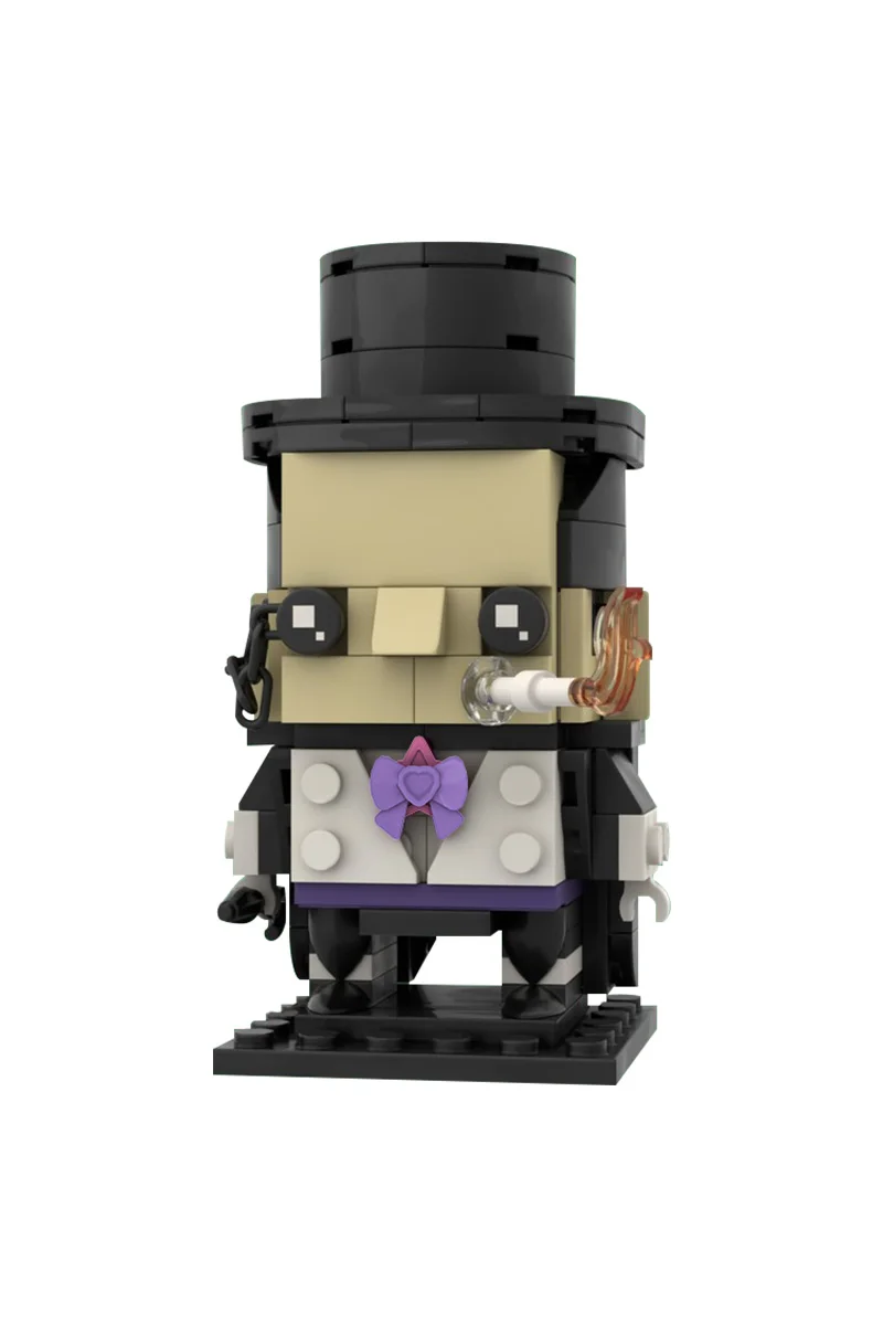 MOC Horror Film Pinguin Modell Bausteine Böse Oswald Chesterfield Cobblepot Action Figur Ziegel Spielzeug Kind Geschenk – Detail 1