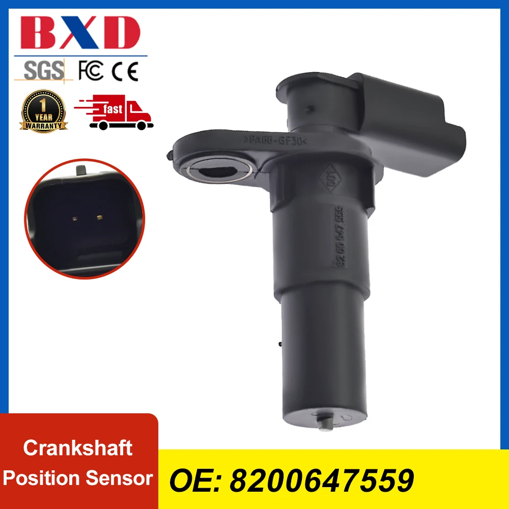 Crankshaft Position Sensor 8200647559 For Renault Clio Laguna Megane Modus/Grand Modus Scénic, Dacia Duster Car Accessories