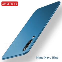 Ultra Thin Hard Matte Phone Case - Sleek Durable Protection by ZROTEVE for Huawei P20 Pro (Matte Navy Blue)