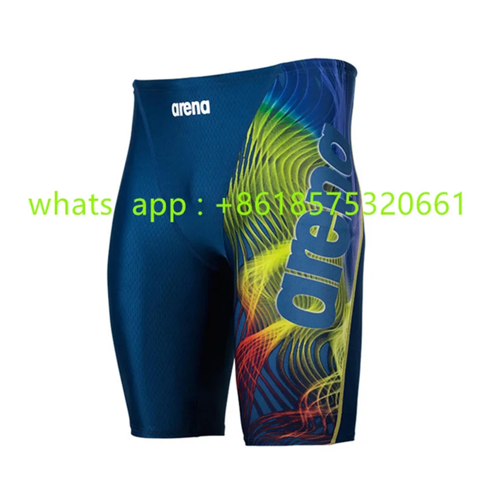 2023 Mens Swimming Trunks Beach Surf Tights Shorts Endurance Athletic Training Sports Quick Dry Jammer Diving Surfing Swimwear 3