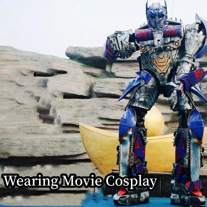 

Hot Transformation Human Size Easy Wearing Movie Cosplay Re Dino Adult Robot Costume Wearable Cosplay Prop Toy Birthday Gifts