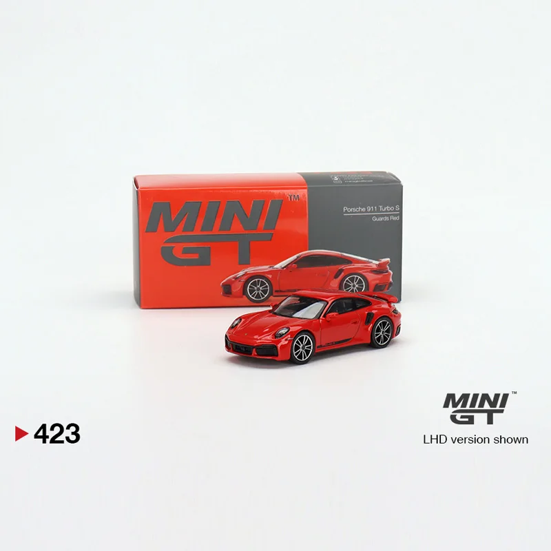 ミニカー MINI GT Porsche 911 Turbo S Guards Red 1/64 Mini GT Porsche 911 Turbo S 992 (Guards Red) Diecast