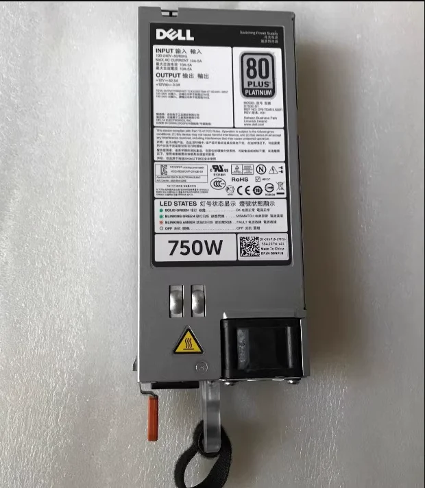

Блок питания для D750E-S1 750W PowerEdge R720 R820