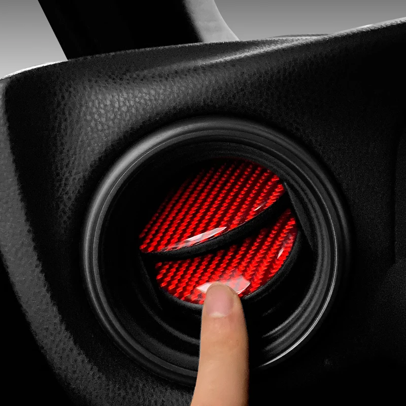 لسوبارو BRZ تويوتا GR86 2013-2020 ألياف الكربون لوحة القيادة منفذ تنفيس الهواء ملصقات الكسوة اكسسوارات السيارات الداخلية ضبط