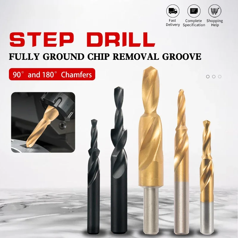 

Step Degree Drill M4 90/180 1PCS Twist Step M6 Metal Drill Drilling M3 HSS M10 M5 M12 M8 Counterbore Cobalt-containing Chamfer