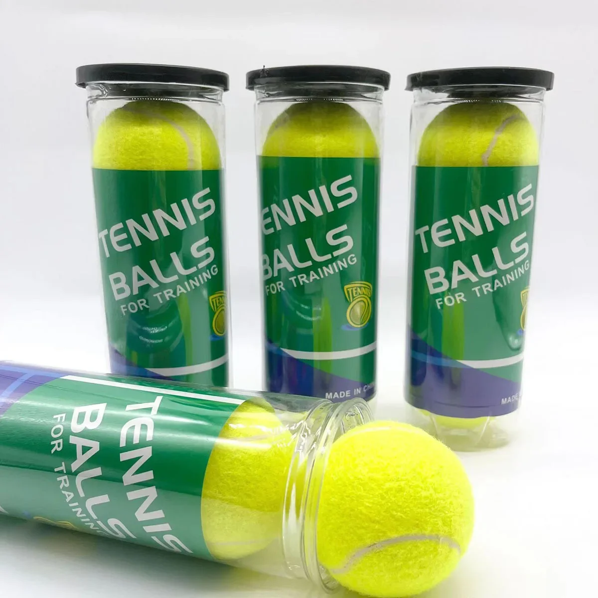 Tennis Balls Training Competition Pet Bite Ball 3 Buckets Pack