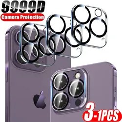 1-3Pcs Full Cover Camera Lens Protector for IPhone 12 13 Pro Max Mini Screen Protectors for IPhone 11 14 Pro Max X XR Xs Glass