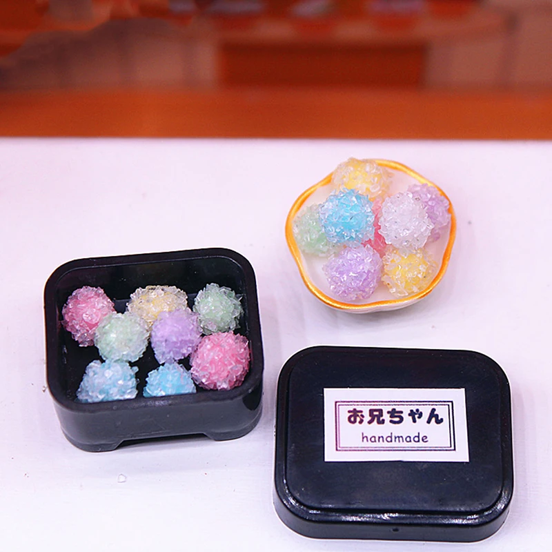 

Dollhouse Miniature Simulation Icing Rainbow Sugar Decorative Pretend Food Accessories Toys