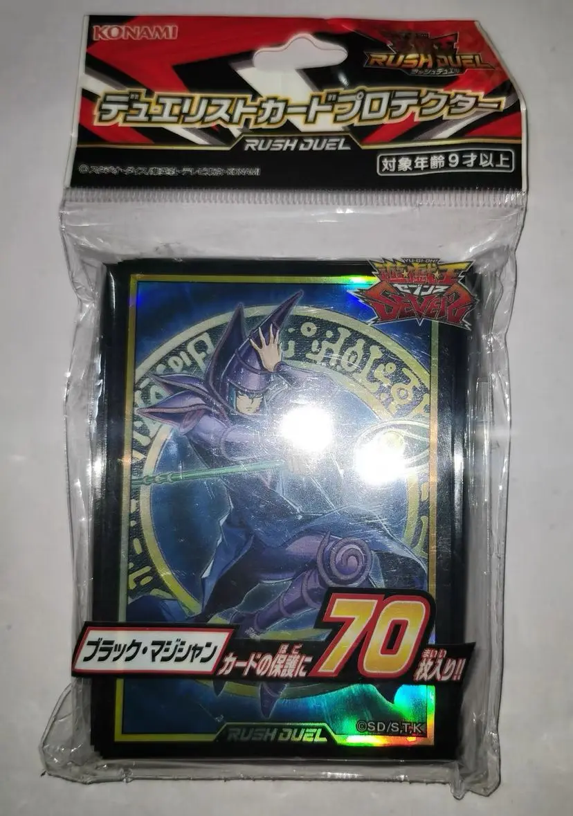 Yugioh Rush Duel Dark Magician 70 Pcs Custodia Protettiva Per Carte Giapponese Sigillata