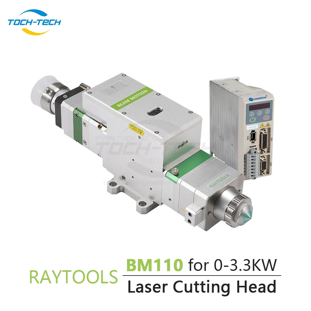 

TOCHTECH Raytools BM110 for 0-3.3kw QBH Metal F125/150/200mm Focusing Lens Auto Focusing Low Power Fiber Laser Cutting Head