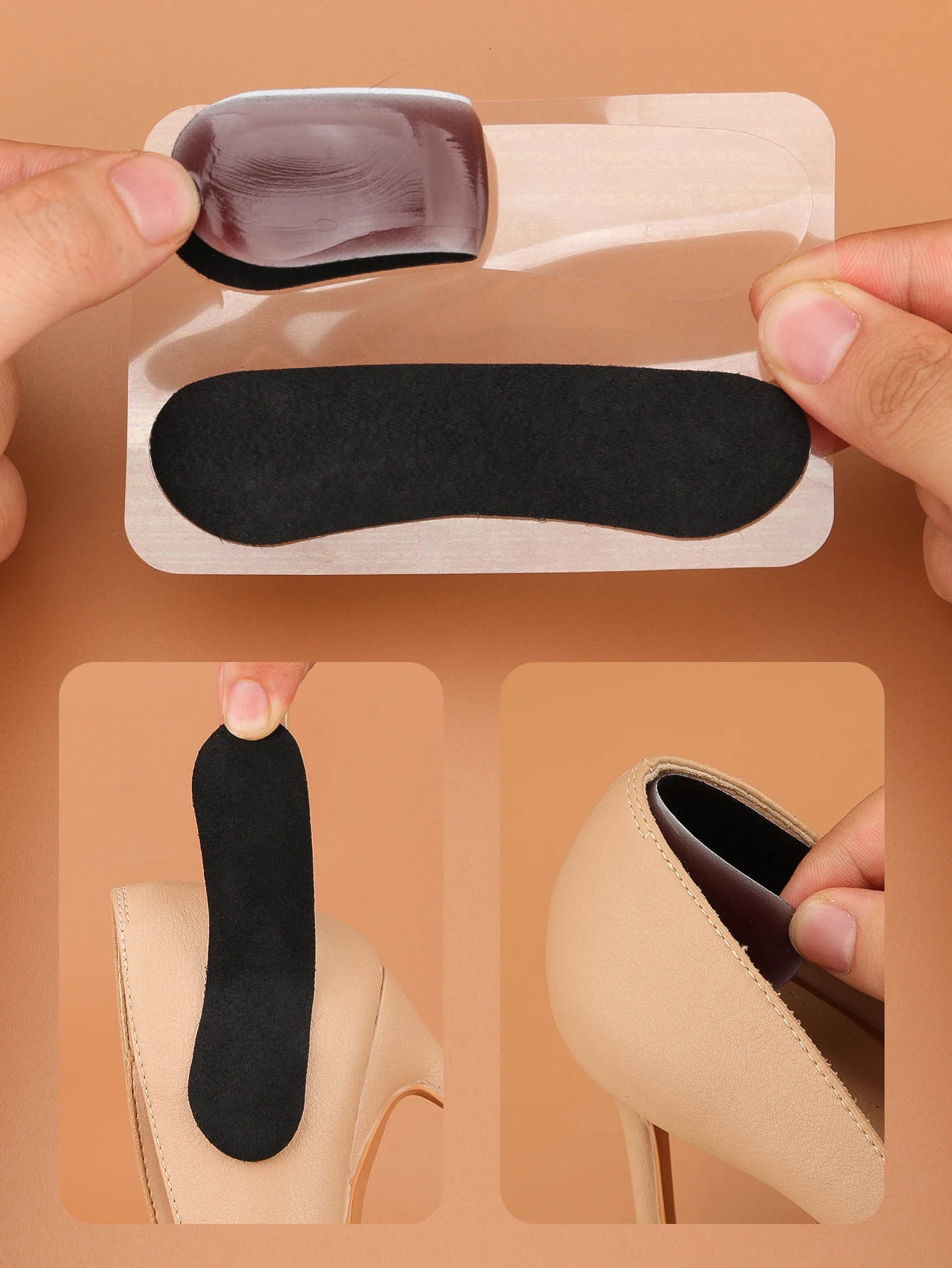 Heel Protector Too Large Shoes Prevents Heel Abrasion Slipping Fillers Protector Pads Against Blistering 1 pair Heel Protector Heel Protector Pads