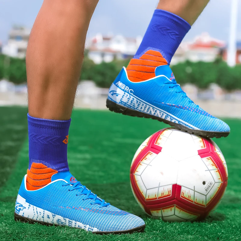 Children And Youth Professional Long Nail Football Shoes Men's Broken Nail Football Shoes Student Training Shoes 31-45#