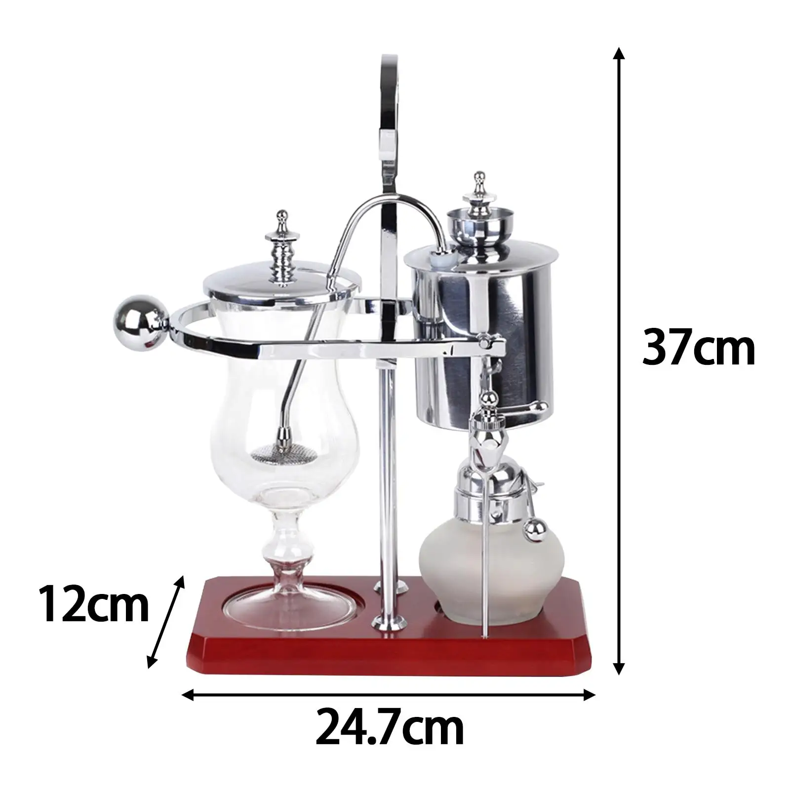 Balance Siphon Coffee Maker Siphon Coffee Machine for Office Hotel Camping 6