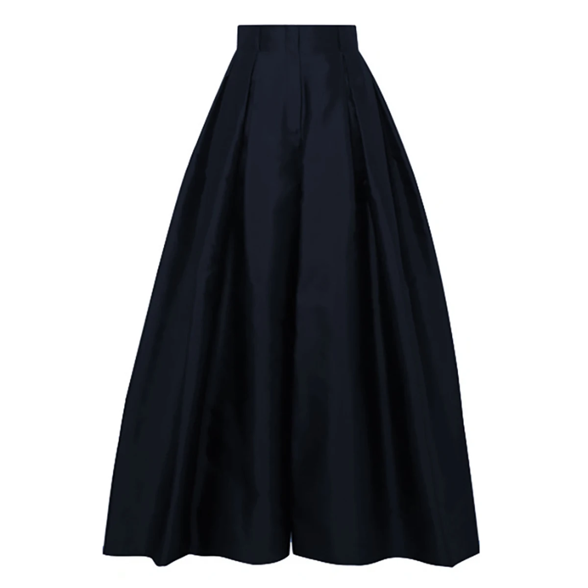 Yeezzi 2023 wiosna jesień damska moda stylowa miejska na co dzień luźna, wysoka w jednolitym kolorze szerokie nogawki spodnie dla kobiet