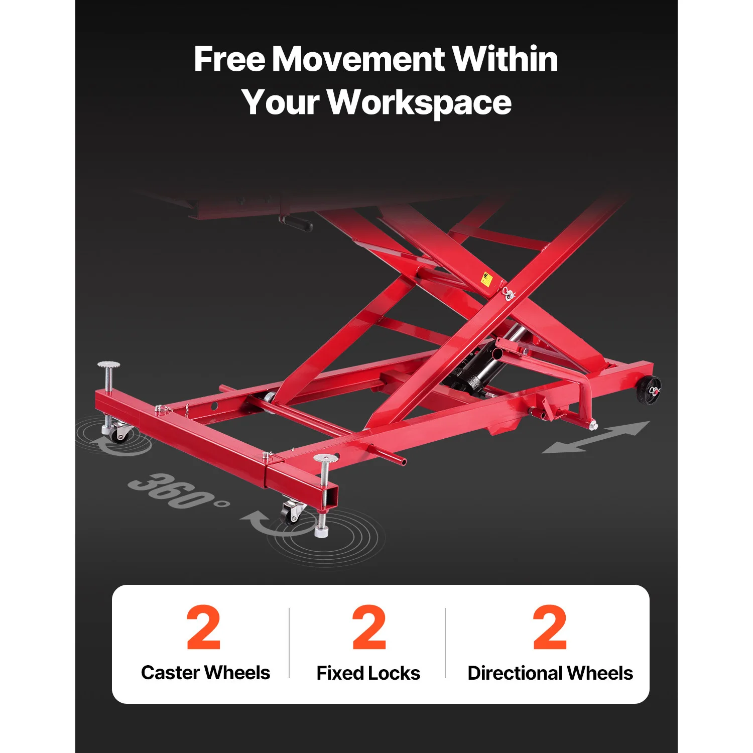 Motorcycle Lift Table Hydraulic Pneumatic Jack for Bike Repair