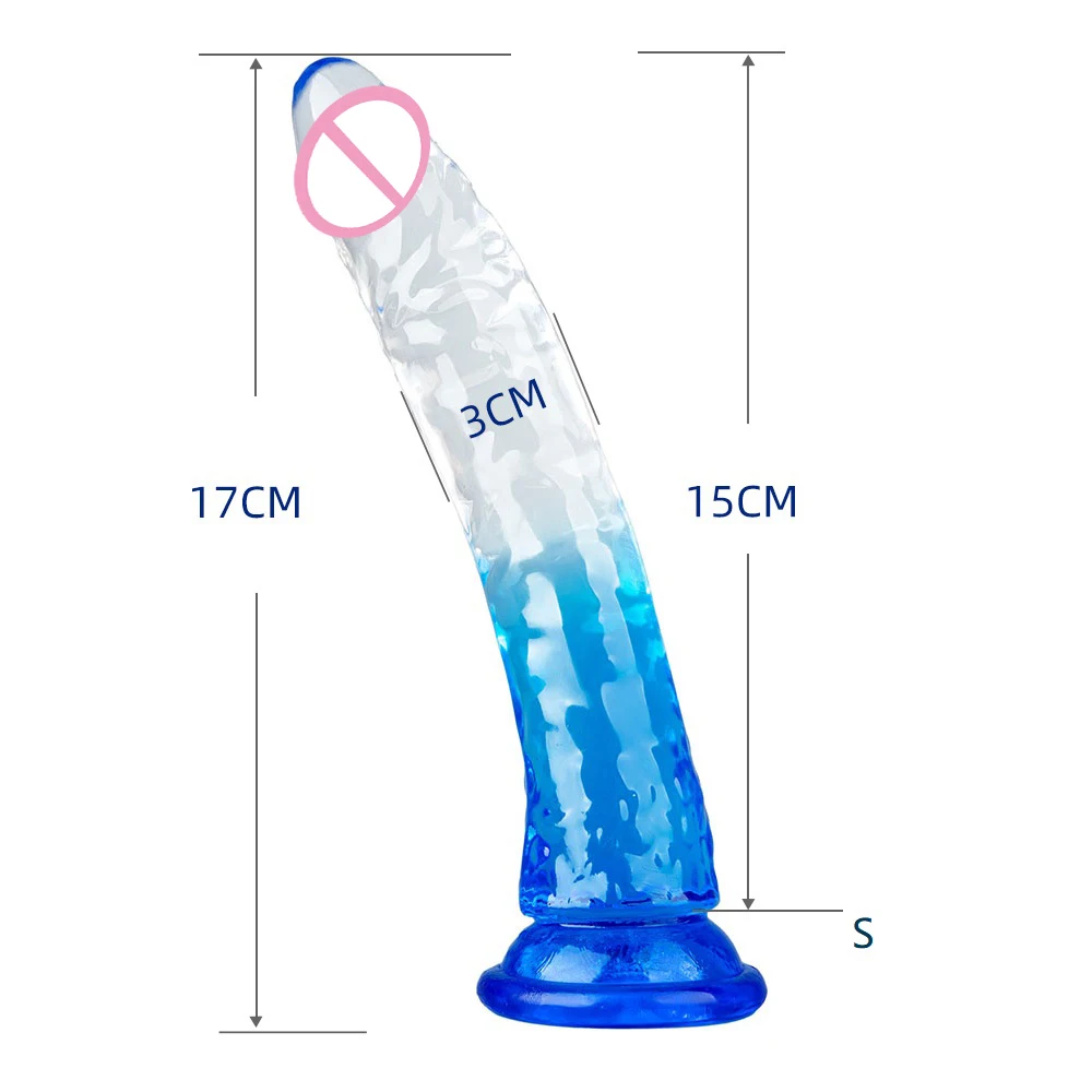 Realistic Dildo With Suction Cup Huge Penis Female G-spot Vaginal Masturbator Flexible Dildos Realistic Long Penis Sex Toys