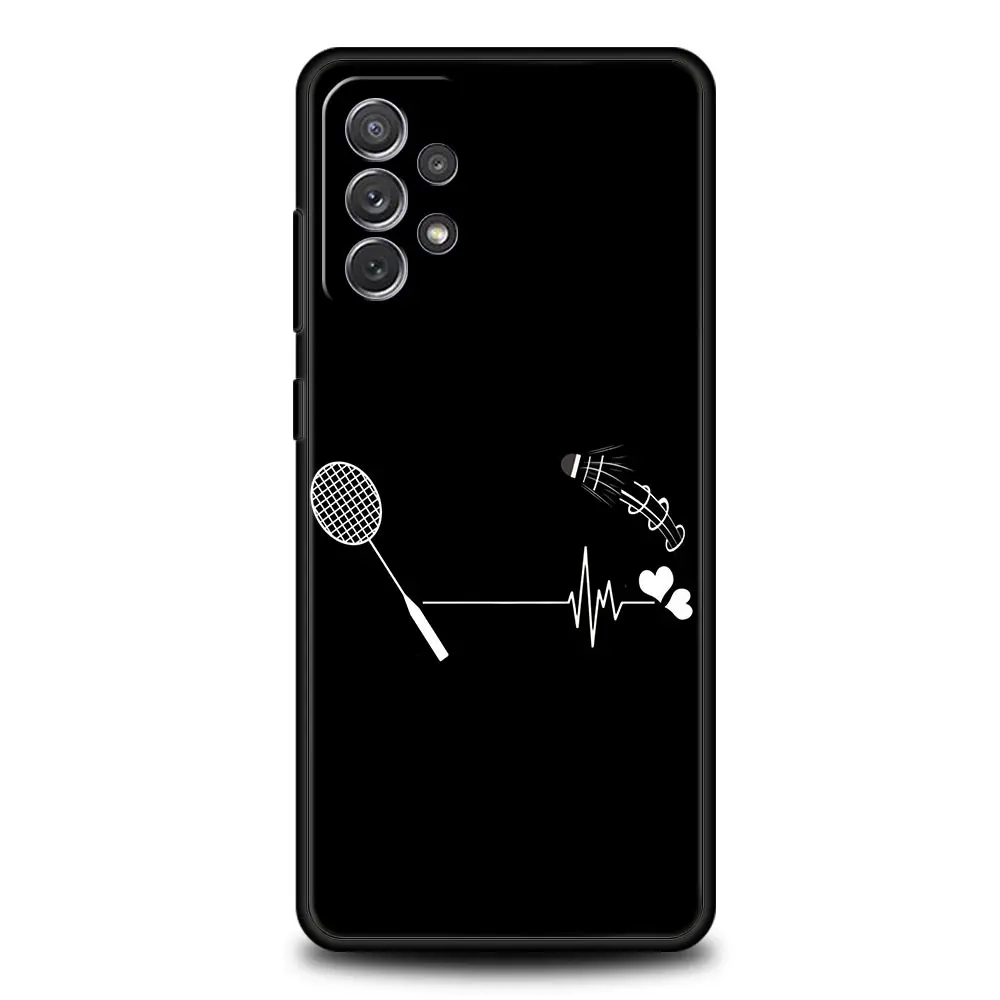 Badminton-Themed Protective Phone Case Cover
