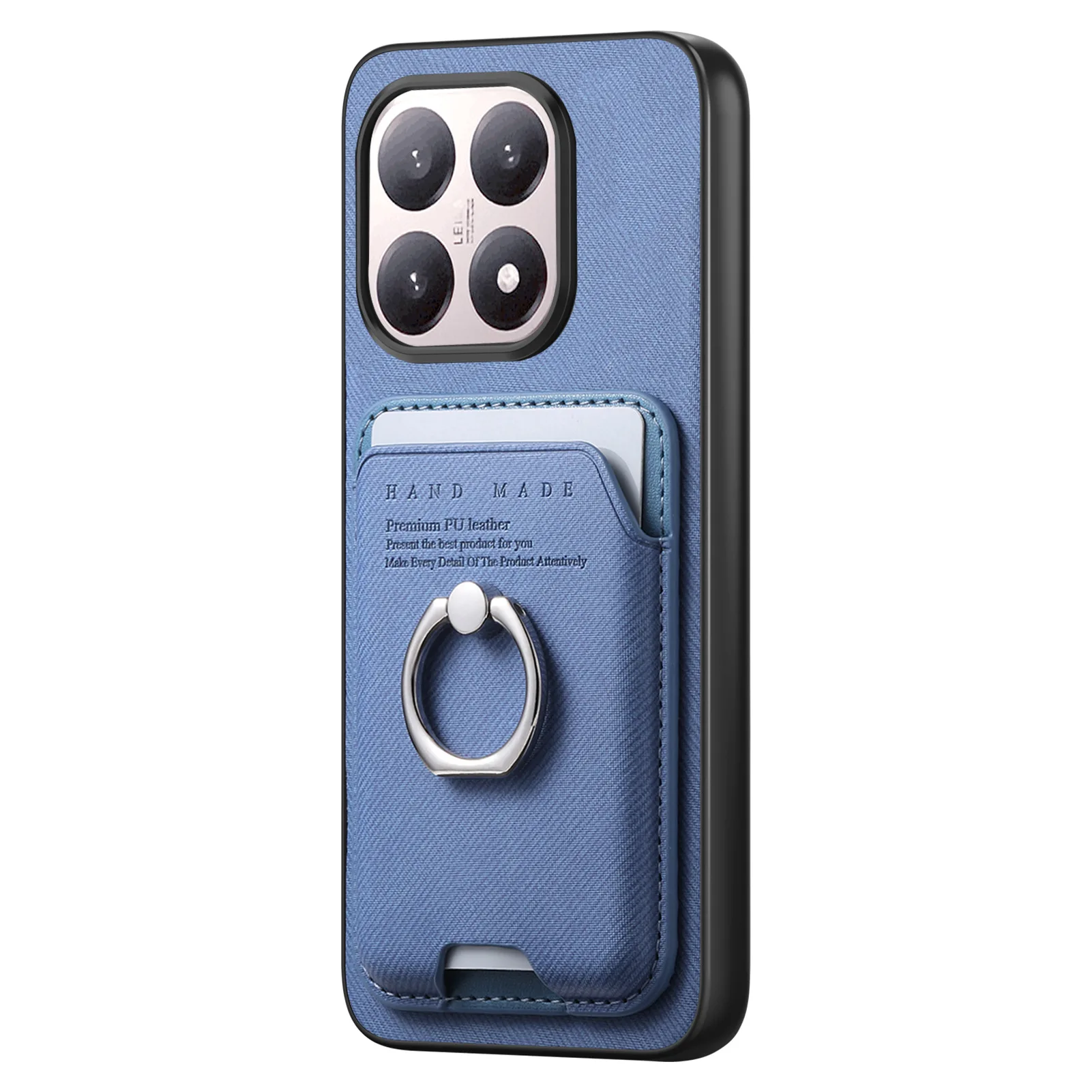 Premium 2-in-1 Detachable Leather Wallet Phone Case with Card Holder