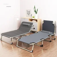 Outdoor Installation-free Foldable Sun Lounger Beach Chair Adult Tanning Lounger Nap Camp Bed Multifunctional Lounge Chair 4