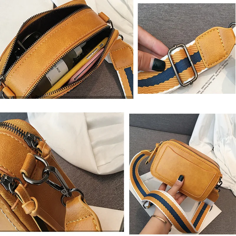 Women's Bag 2025 Trend Crossbody Bags Letter W Wide Straps