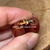 2pcs Natural Magic Power Tibetan Agate *One Line* Amulet Red Dzi Beads CB030 6