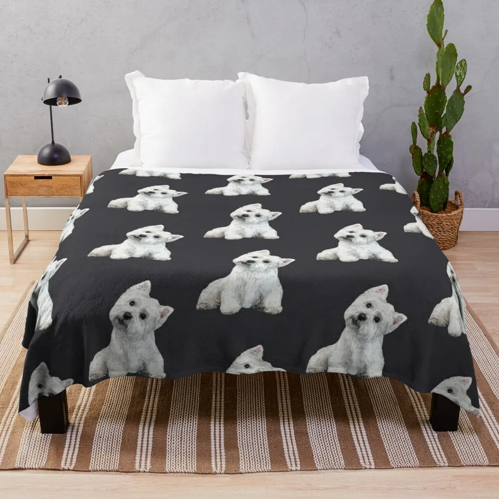 

West Highland Terrier BEST DOG EVER! Throw Blanket Decorative Sofa Blanket Blankets Sofas Of Decoration