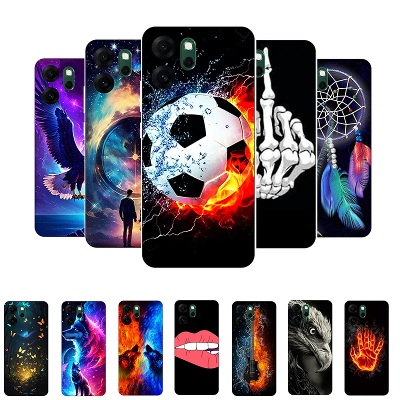 Football Silicone Soft Back Cover Case for OPPO Reno - Durable Phone Protector s