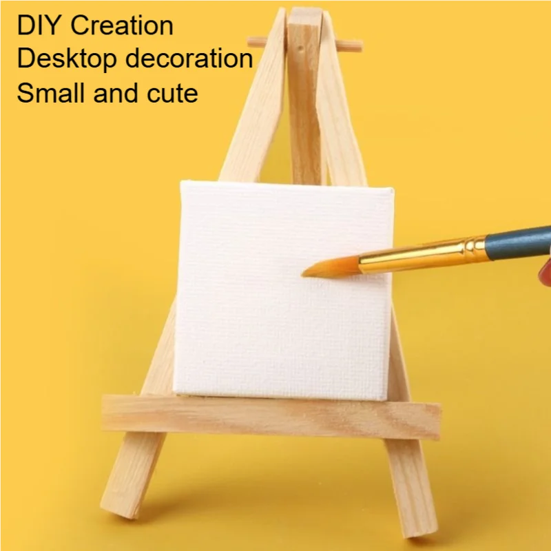 10 * 10 square small canvas mini oil painting frame oil painting easel set acrylic DIY hand Oil board