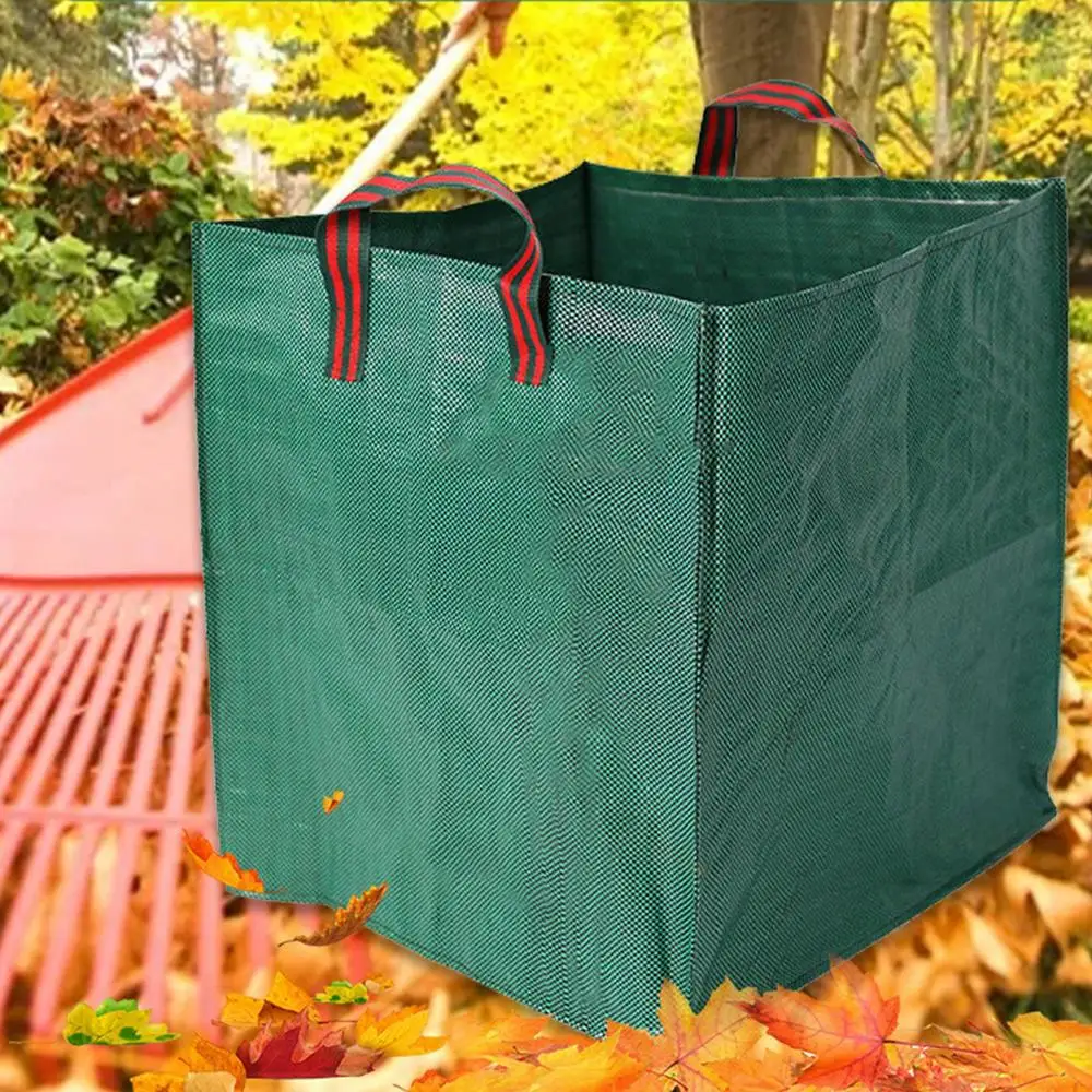 Description Picture 5 of itemLeaf Bags Reusable 125/270L Lawn Bags Garden Clippings Bags Yard Trash Bags Harvest Straw Bags Leaf Collector Lawn Bags