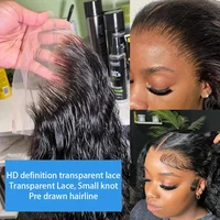 Perruques Courtes Bob Bouclées Brésiliennes 13x4 HD Lace Frontal, Ondulations Profondes 220% Deep Water Wave, Perruque Lace Front 4x4 100% Cheveux Humains Pour Femmes 14 16 Pouces 4