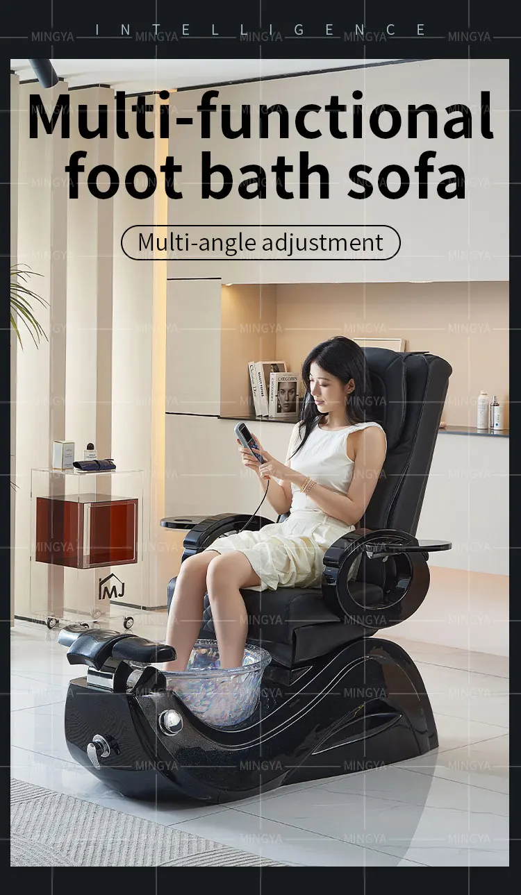 Factory custom luxury spa massage chair for nail salon pedicure chairs