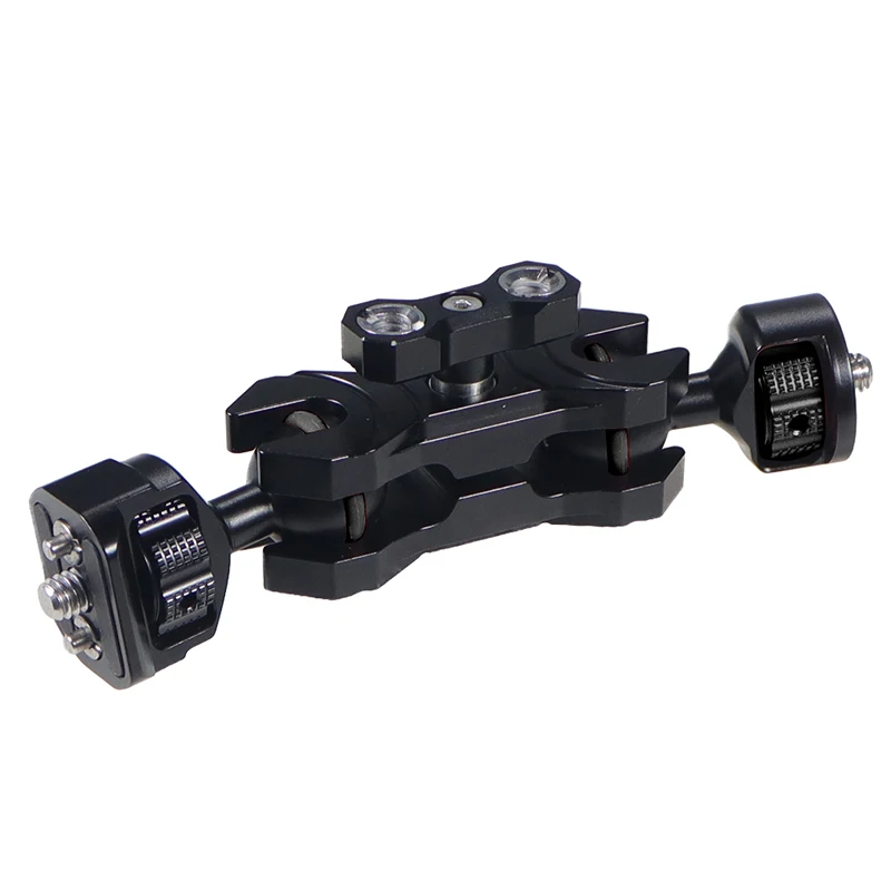 Magic Arm 360 Rotation Double Ball Head with Arri Pin 1/4 3/8 Screw Adapter for