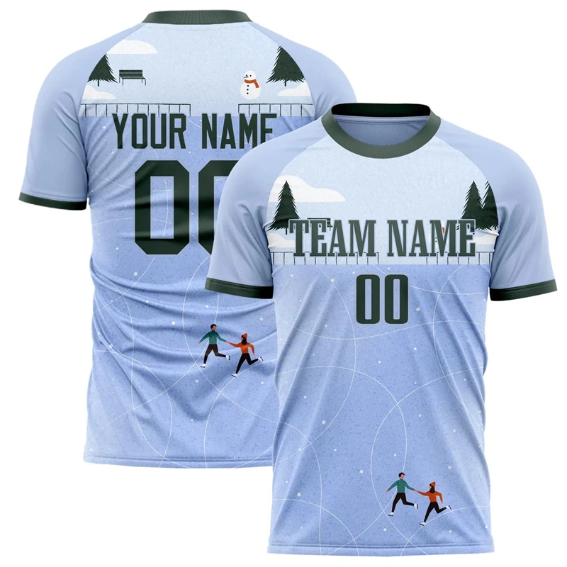 Maillot Football Personnalisé Enfant Et Adulte - Ensemble 2 Pièces Maillot Short Avec Nom Et Numéro 21-22