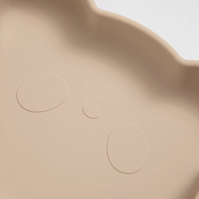 Children Dining Dishes Baby Silicone Sucker Bowl Cute Panda Feeding Plate Tableware For Kids BPA Free Infant Non-slip Dinnerware 5