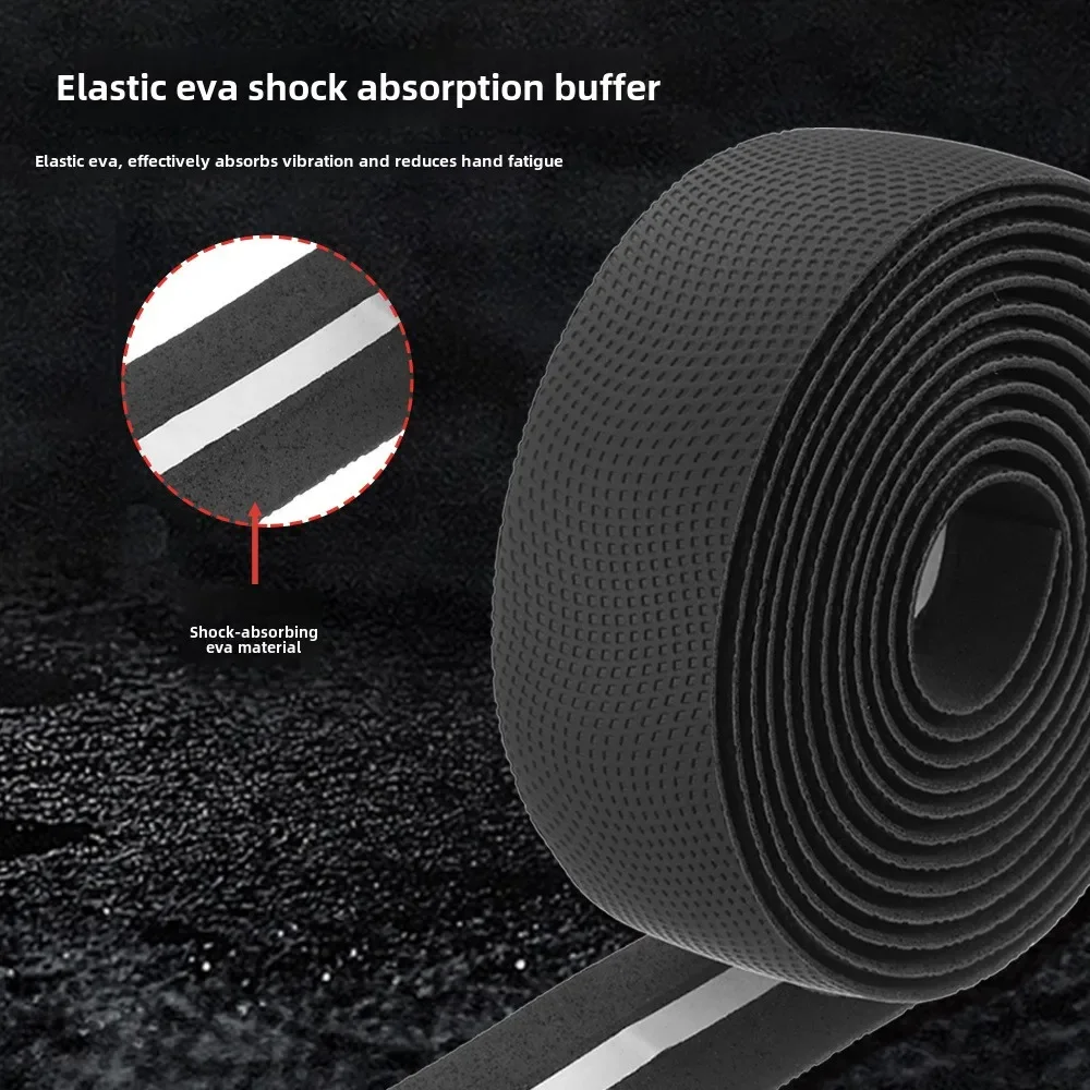 Road handlebars with dead fly bike bend wrap with non-slip comfortable wiry Earth Pattern strapping strap Bicycle Handlebar Tape