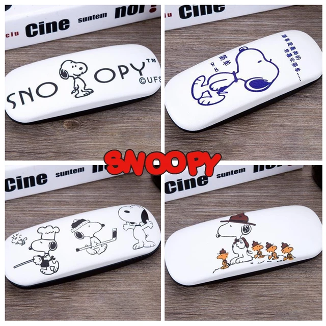 Snoopy Gläser Fall Cartoon Print Hard Shell Männer Frauen Gläser Lagerung  Box Schutzhülle Mode Sonnenbrillen Brillen Box Geschenk - AliExpress