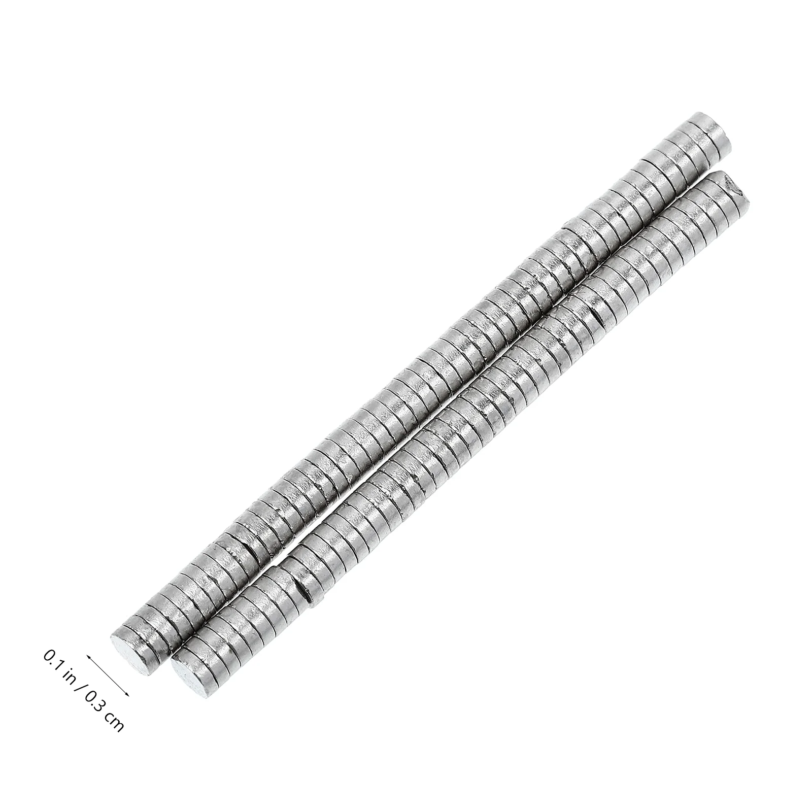 100 Pcs Nail Accessories Magnet Mini Magnets Manicure DIY Accessory Charms for Magnetic Attraction Silver 3