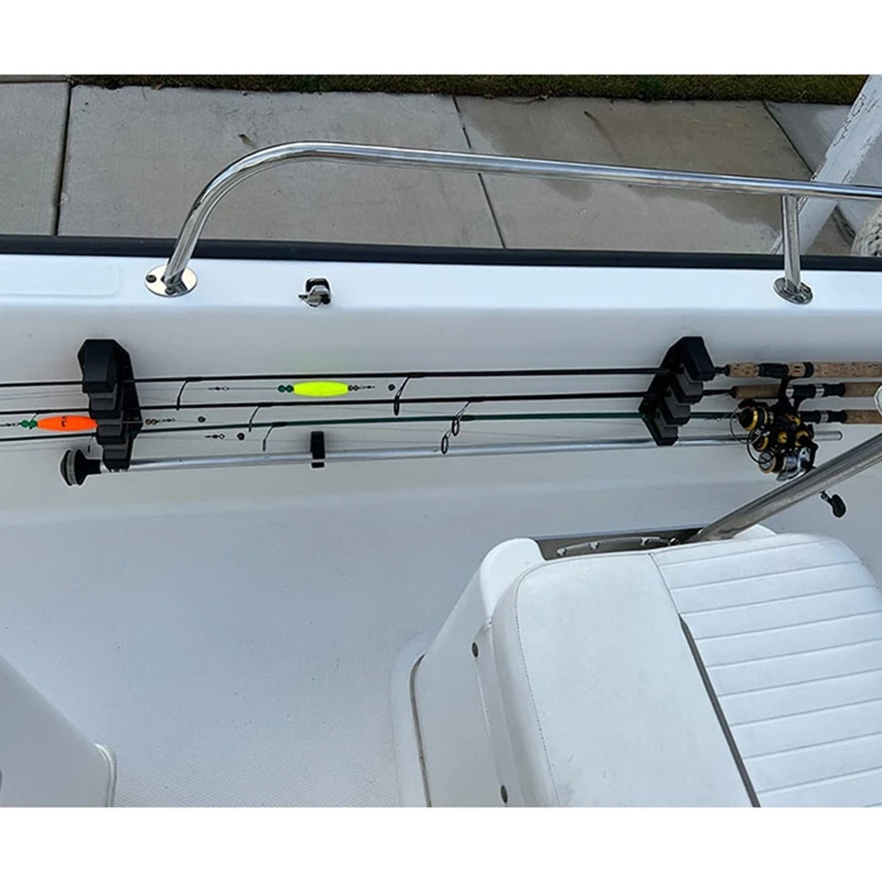Portable Fishing Rod Rack Fishing Pole Storage Holder Wall Mount for Garage Carp Cabin Basement Holds 3/4/6 Rods M11 22 fishing rod holder fishing rod bracket fishing gear accessories