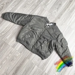 GRAILZ Flight Jacket Baseball Coat Parkas Men Women 1:1 Top Quality Zipper Multiple Pockets Down Jackets