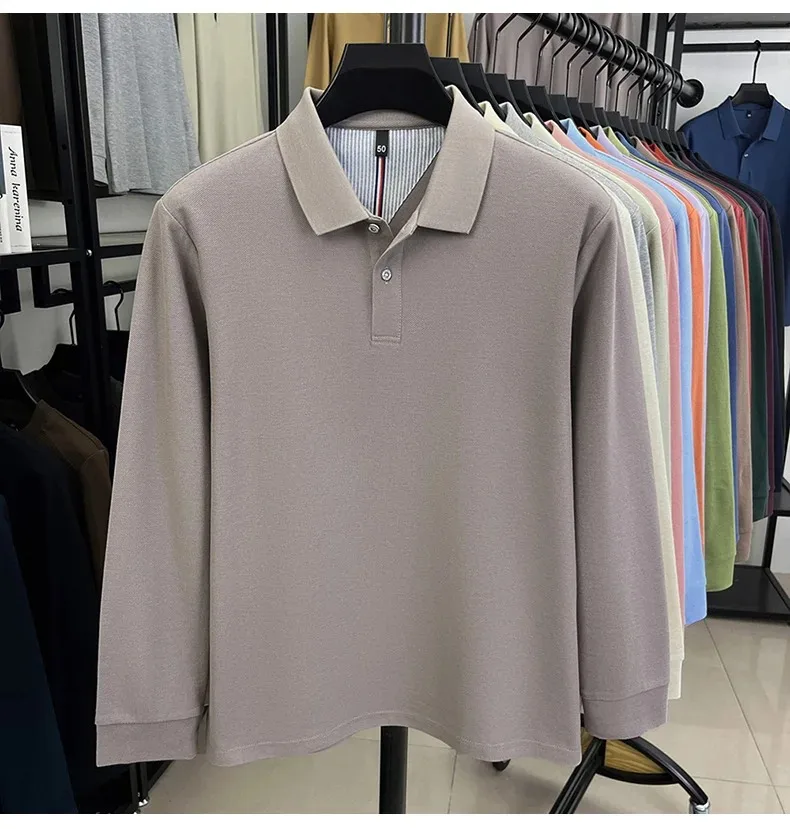 Men’s smart casual cotton polo shirt for men