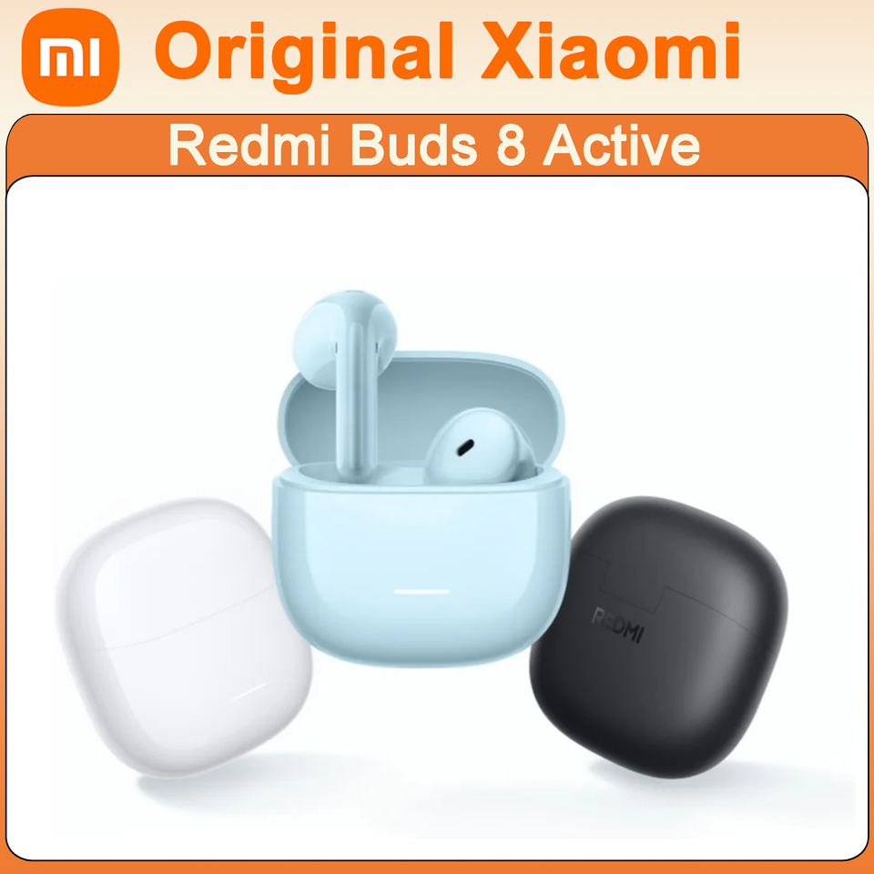  Original Xiaomi Redmi Buds 8 Active CN Version AI Noise Reduction 37h Battery Wind Noise Cancellation 