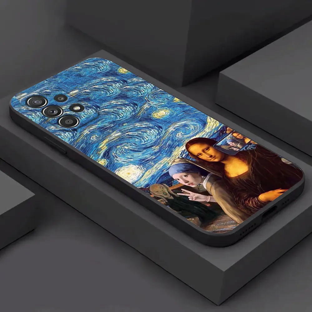 Van Gogh Starry Night Oil Painting Design Phone Case Cover