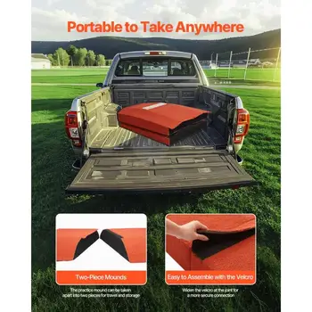 127 Inch Portable Pitching Mound Baseball Softball Outdoor Training Pitcher Aid 2