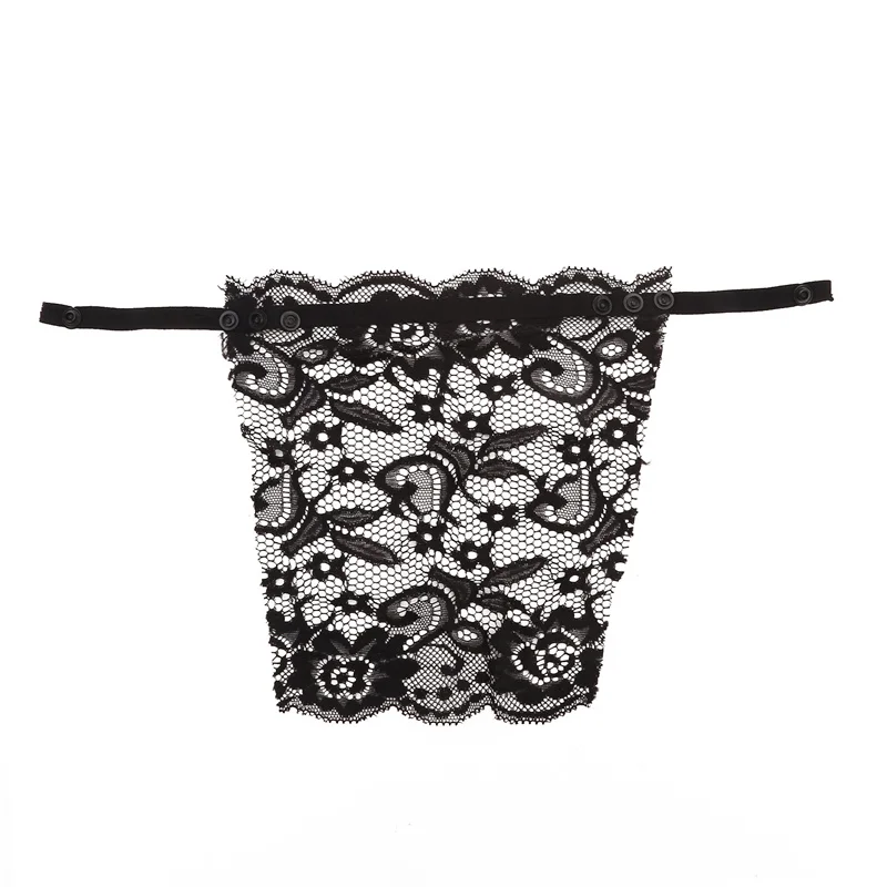 Women Lingerie Bra Women Summer Clip-On Floral Leaves Lace Mock Camisole Bra Insert Cleavage Cover Overlay Panel Vest Wrapped Chest Bandeau