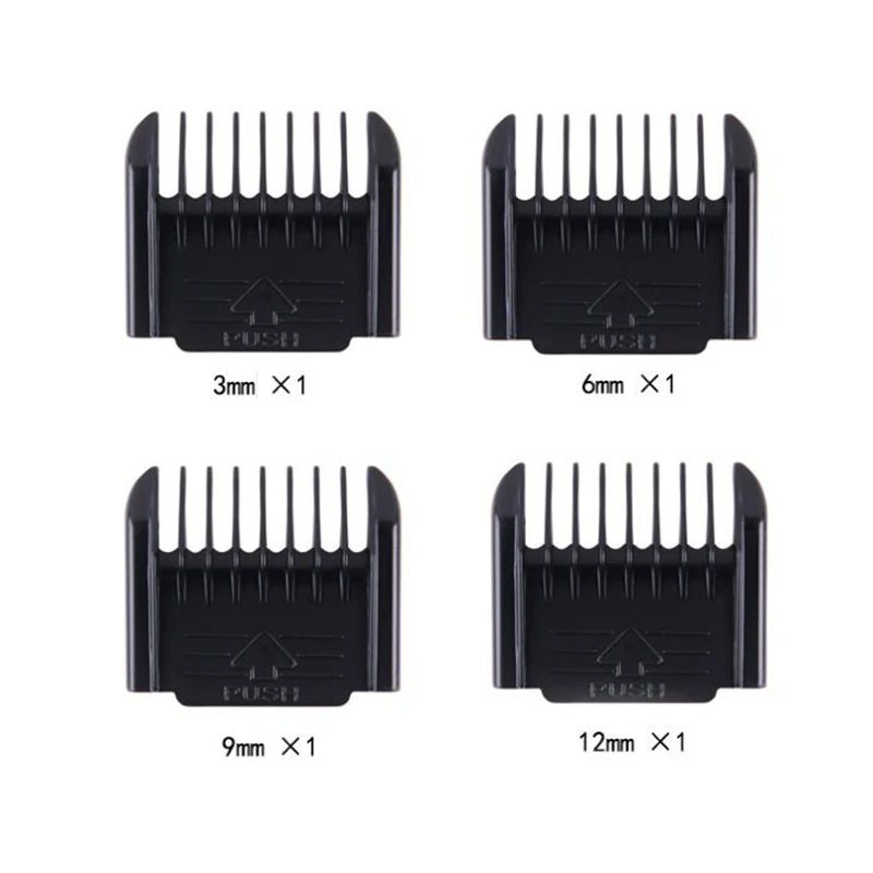 Electric Clipper Accessories,4Pcs Cut Clipper Limit Comb Guide Attachment Size Barber Replacement 4