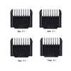 Electric Clipper Accessories,4Pcs Cut Clipper Limit Comb Guide Attachment Size Barber Replacement 4