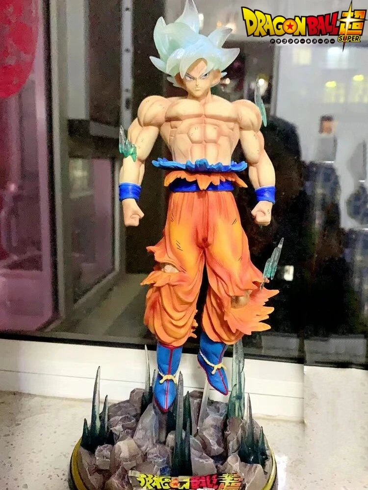 

32cm Anime Figure Dragon Ball Ultra Instinct Goku Figure Gk Large Luminous Pvc Collectible Model Christmas Gift Statue Doll Toy