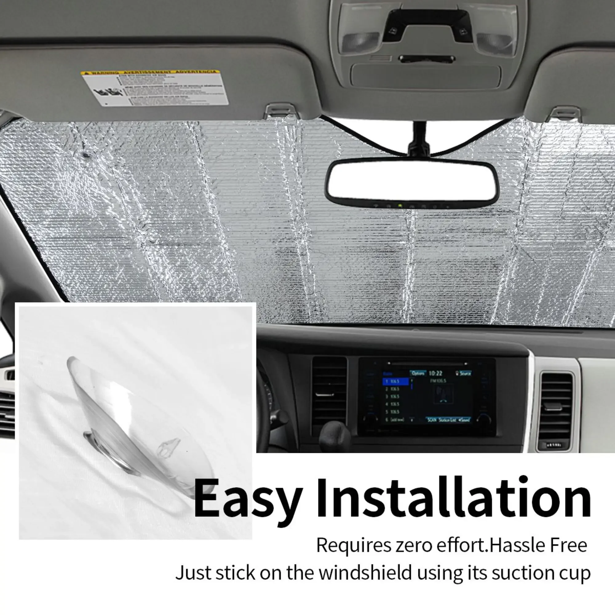 Car Front Windshield Sunshade UV Heat Protection Visor for SUV Sedan Fashion Chihuahua Dog Car Sunscreen Blocks